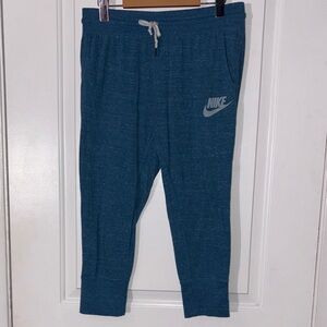 Nike Blue Capris with Logo